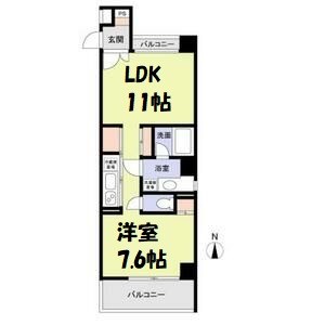 桜ヒルズ 間取り図