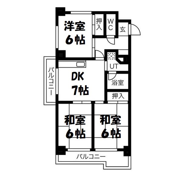 メゾンド徳川苑 間取り図