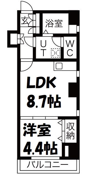 エイトエムジー名駅 間取り