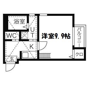 リバティー名駅 間取り図