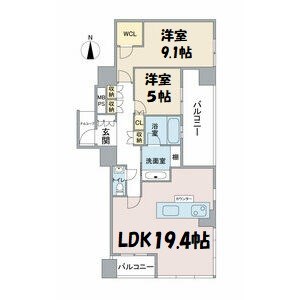 プラウドタワー覚王山 間取り図