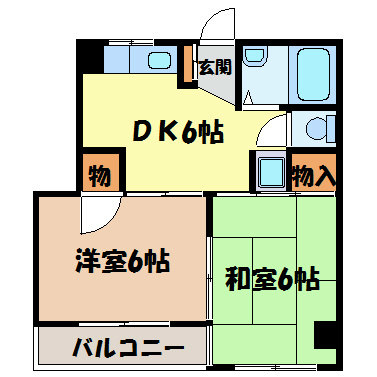 ナトゥーラ今池 間取り図