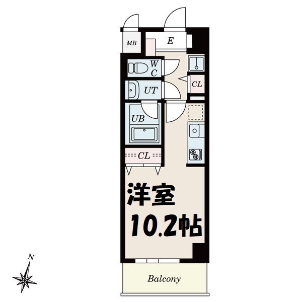 ノヴェル新栄 間取り図