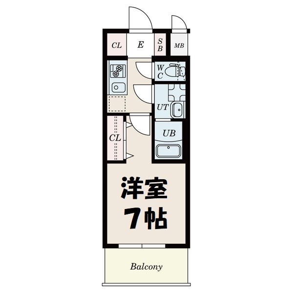 S-RESIDENCE堀田North 間取り図