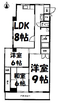 イナガキマンション 間取り