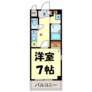 ポーロニア柳原 間取り図