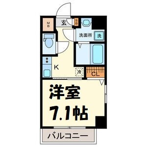 プランドール名駅 間取り図