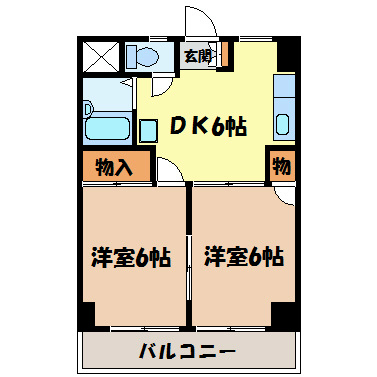 エムズハウス栄 間取り図