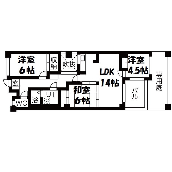 カーサソロチョウ 間取り図