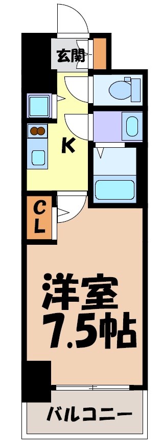 エスリード上前津テルツェ 間取り図