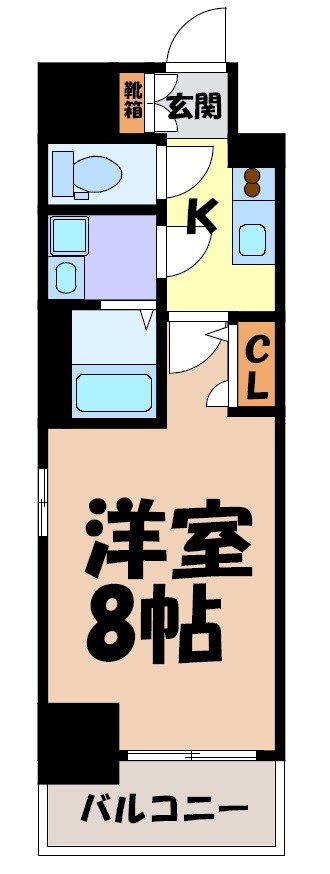 エスリード新栄グラティア 間取り図