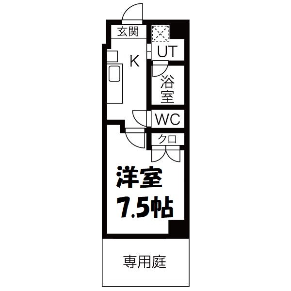 アールズコート本山イースト 間取り図