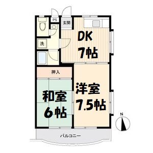 レジデンス光和101 間取り図