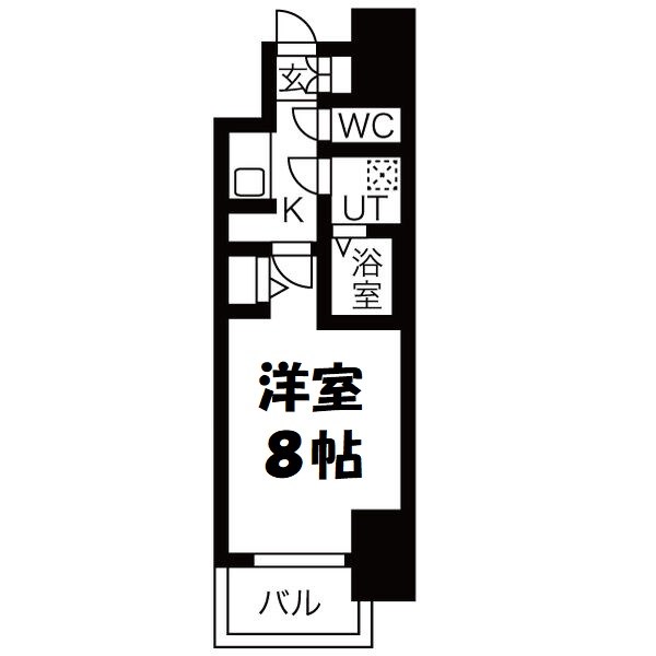 メイクス名駅太閤 間取り図