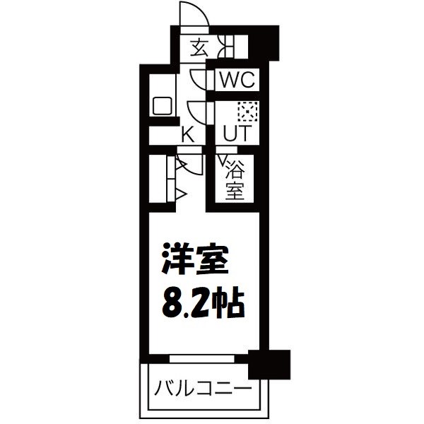 メイクス名駅太閤 間取り図