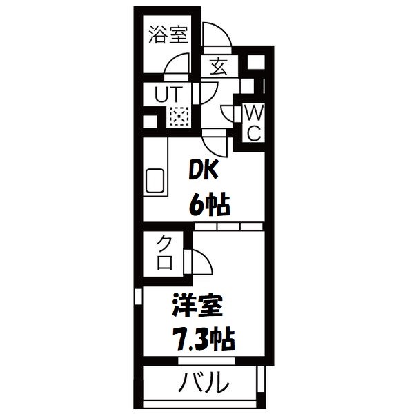 ジョイナス車道 間取り図