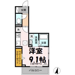 D-room黄金 間取り図