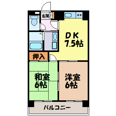 レインボー青柳 間取り図