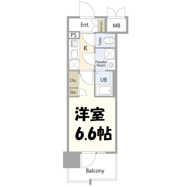 エスリード葵広小路通 間取り図