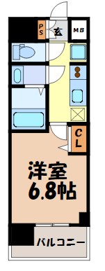 アドバンス名古屋ブランシュ 間取り図