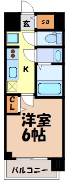 アドバンス名古屋ブランシュ 間取り図