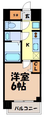 アドバンス名古屋ブランシュ 間取り図