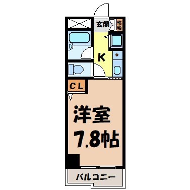 ランドハウスチクサステーション 間取り図