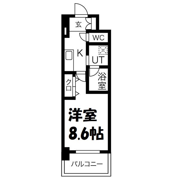 PURE　RESIDENCE名駅南 間取り図