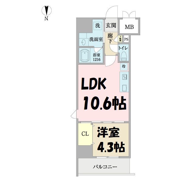 プロシード池下 間取り図