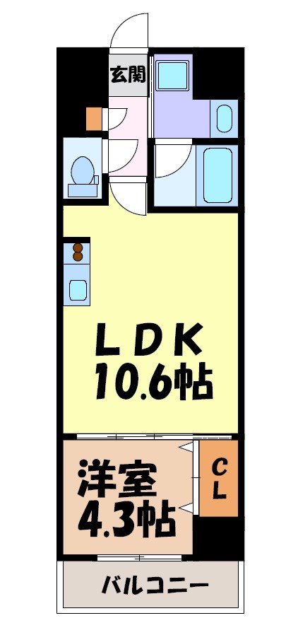 プロシード池下 間取り図