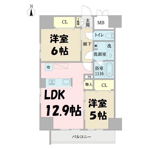 プロシード池下 間取り図