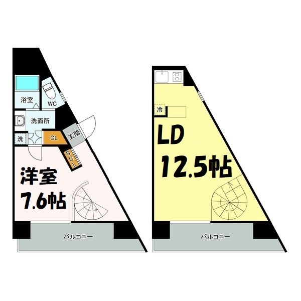 リエス東別院 間取り図