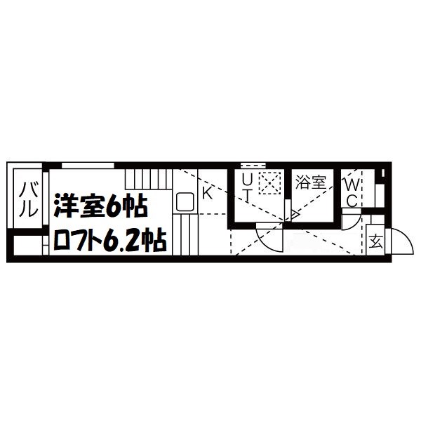 サニーベール志賀町 間取り図