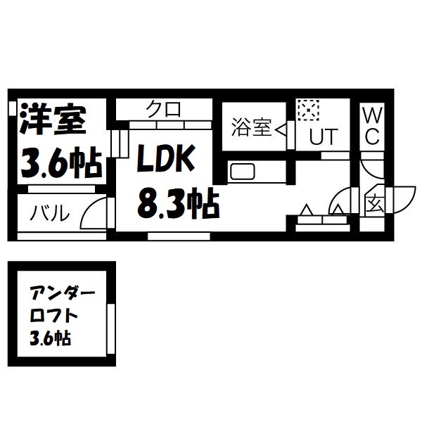 ハーモニーテラス清水Ⅶ 間取り図