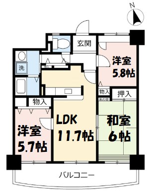 サンクレア池下 間取り図