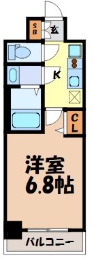 ディアレイシャス名古屋太閤通Ⅲ 間取り図