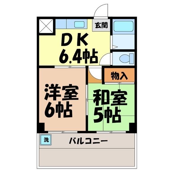 ヴィラ南山 間取り図