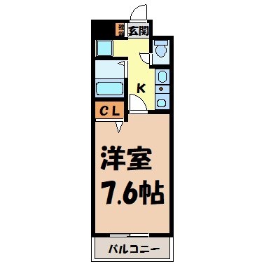 クレストステージ内山 間取り図