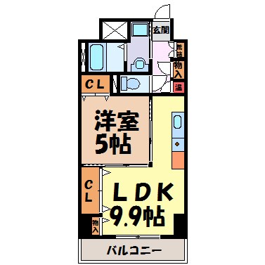 プレステージ千種 間取り図