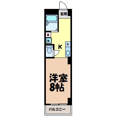 ハウス108筒井 間取り図