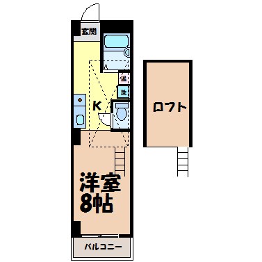 ハウス108筒井 間取り図