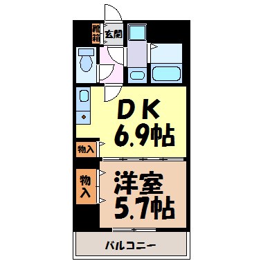 グリーンハイツ新道 間取り図