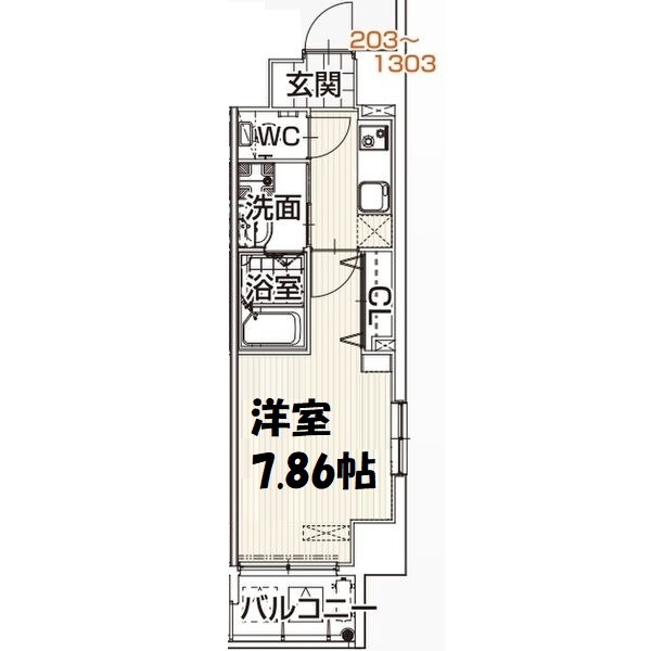 ザ・ラウンジ大須 間取り図