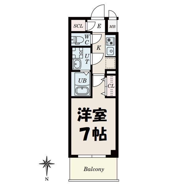 S-RESIDENCE名駅NorthⅡ 間取り図