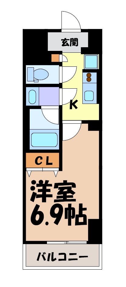 ドゥナーレ辻町 間取り図