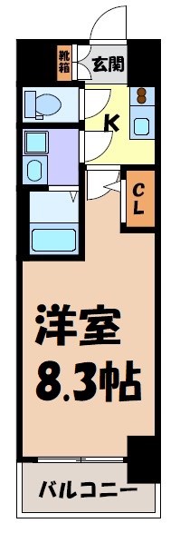 S-RESIDENCE名駅WEST 間取り