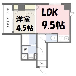 アーバン伏見 間取り図