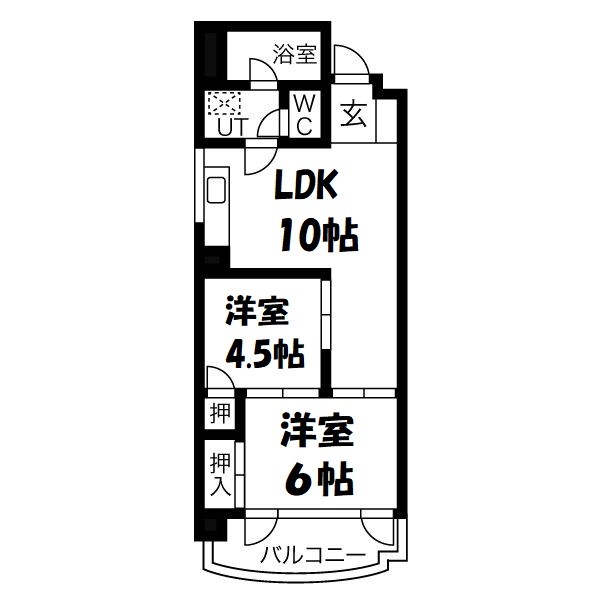 パークサイドオザワ 間取り図