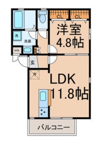 グランレーヴ浄心 間取り図