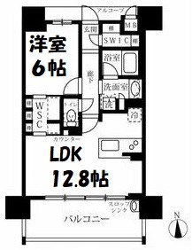 グランパセオ名駅那古野 間取り図